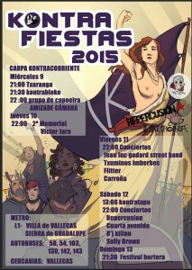 Cartel de las Kontrafiestas 2015