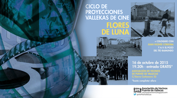 Quinto pase del Ciclo de Proyecciones 'Vallekas de Cine' con Juan Vicente Córdoba