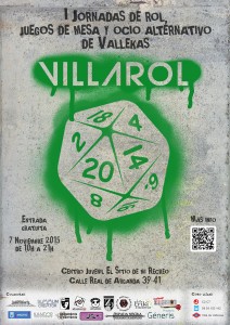 Cartel de la I Jornada de VillaRol