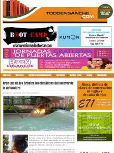 Portada de la web de Todoensanche