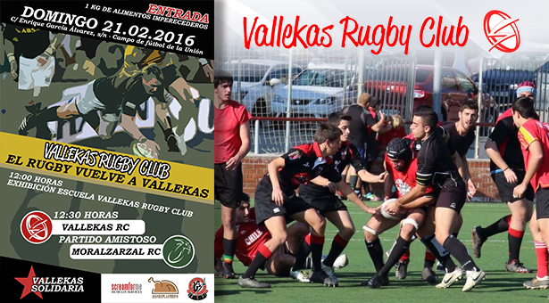 El Rugby vuelve a Vallekas con un partido amistoso y solidario