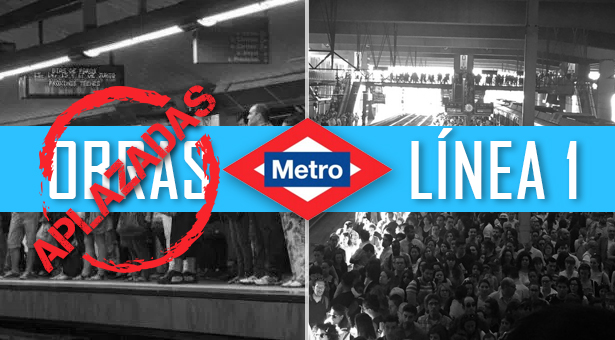 Aplazadas por segunda vez las obras de la Línea 1 de Metro
