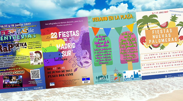 Fiestas en Entrevías, Madrid Sur, Ensanche de Vallecas y Nuevas Palomeras
