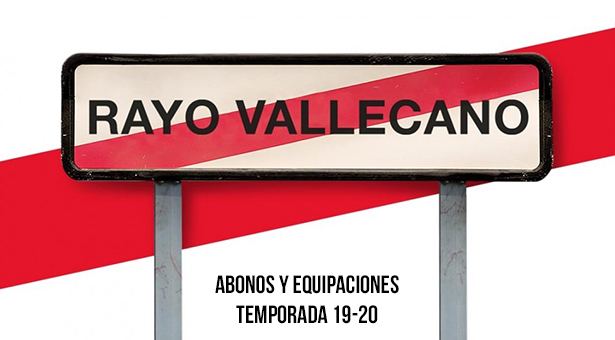 Abonos y equipación de la temporada 2019-20 del Rayo Vallecano