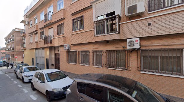 Calle Caranavajos en el distrito de Villa de Vallecas