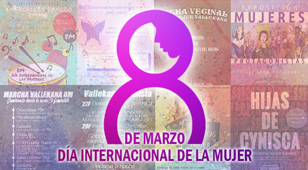 Actividades por el Día Internacional de la Mujer en Villa y Puente de Vallecas - 8M 2020