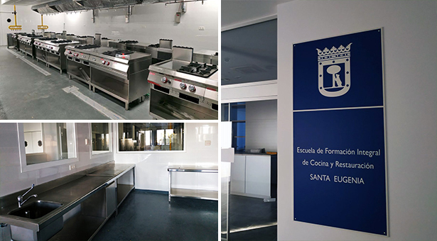 La Escuela Municipal de Hostelería de Santa Eugenia podrá preparar 5.000 comidas diarias