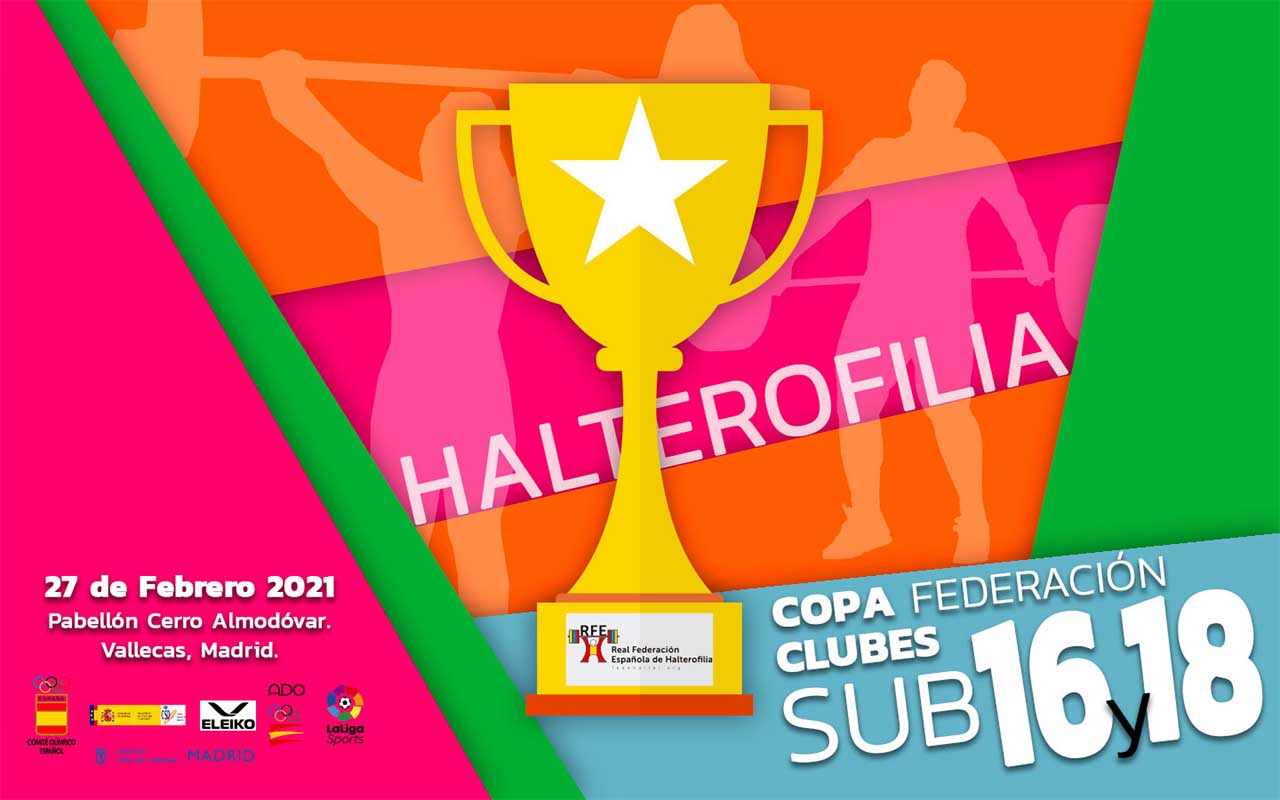 El CDM Cerro Almodóvar acoge la Copa Federación de Clubes Sub16 y Sub18 de Halterofilia