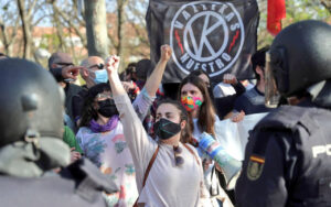 La juventud y los trabajadores de Vallekas muestran su firme rechazo a Vox