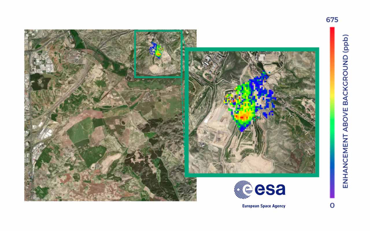 Un satélite europeo detecta que Valdemingómez emite las tasas más elevadas de metano en toda Europa