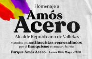 Homenaje a Amós Acero, el alcalde republicano de Vallekas - 16 de Mayo