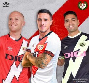 Equipaciones del Rayo Vallecano - Temporada 22-23