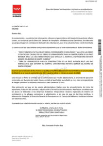 Solicitud de Información de la AAVV La Unión de Villa de Vallecas