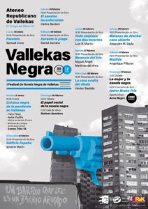 Programa del festival 'Vallekas Negra'
