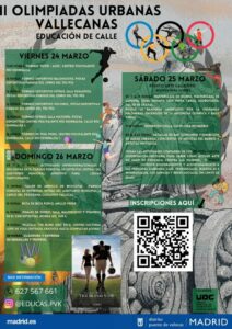 Programa de actividades - 2ª ed. Olimpiadas Urbanas Vallecanas