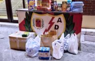 La afición rayista organiza una recogida solidaria de alimentos