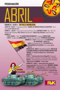 Actividades - Abril 2023 - Ateneo Republicano de Vallekas