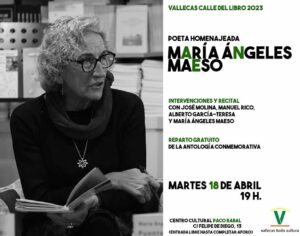 Inauguración con la poeta María Ángeles Maeso