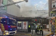 Incendio en un edificio abandonado de la Avenida de la Albufera