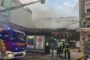 Incendio en un edificio abandonado de la Avenida de la Albufera
