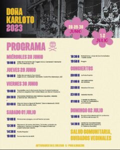 Programa de Doña Karloto 2023