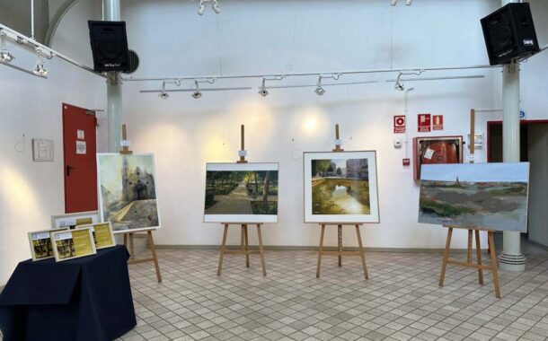 Inaugurada la exposición de las obras del XVII Certamen de Pintura Rápida al Aire Libre 'Escuela de Vallecas'