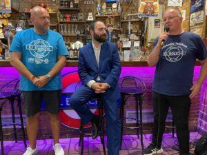 El concejal Ángel Niño en la presentación del festejo