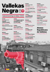 Programa de la II Edición de Vallekas Negra