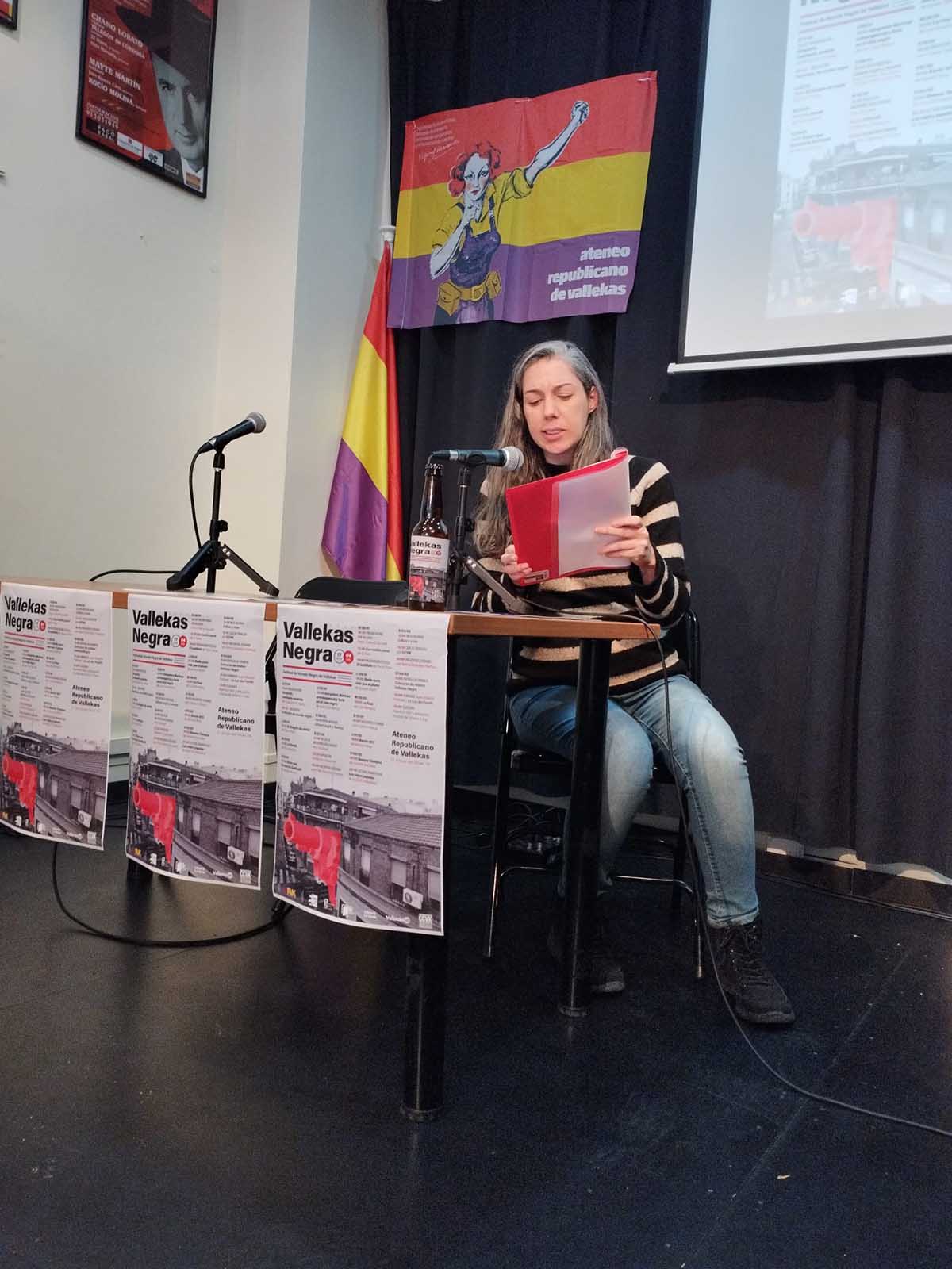 Diana Moreno, ganadora del I Concurso de Relatos Vallekas Negra