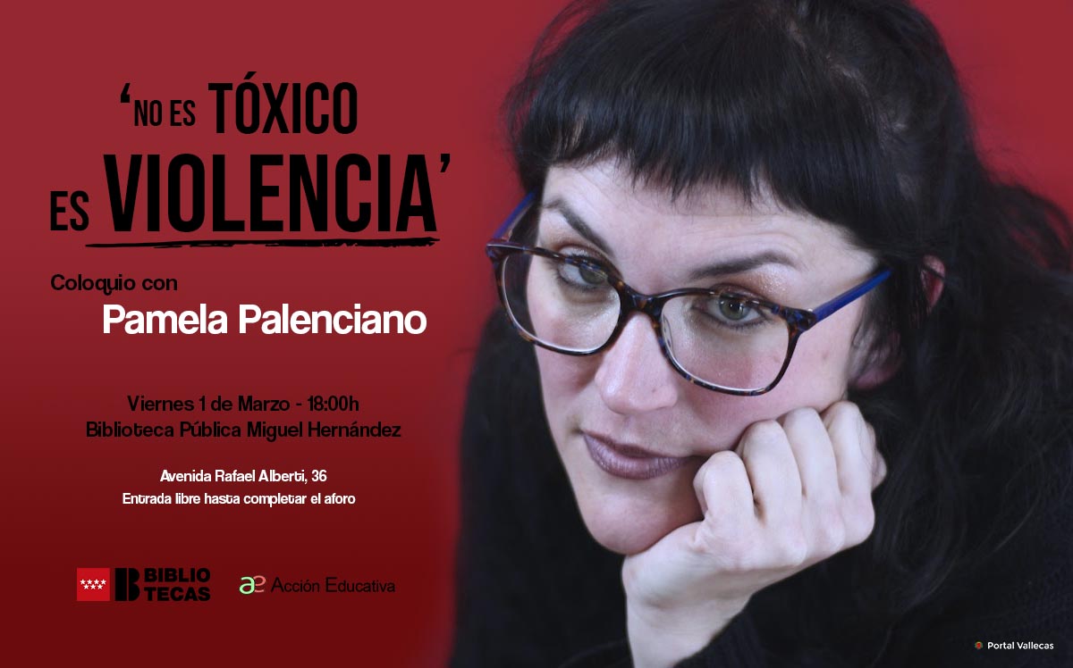 'No es Tóxico, es VIOLENCIA' - Diseño: Portal Vallecas