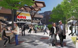 Render de la propuesta presentada en los Presupuestos Participativos de Decide_Madrid