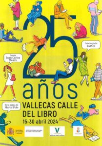 Cartel oficial de 'VALLECAS CALLE DEL LIBRO' 2024