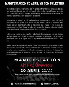 Manifiesto de la convocatoria