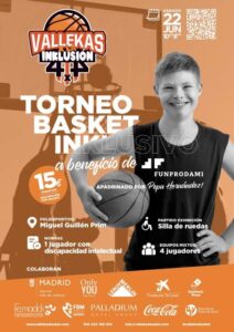 Cartel promocional del Torneo '4X4 VALLEKAS X LA INKLUSION'