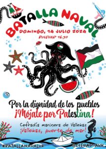 Cartel de la 42ª ed. de la Batalla Naval de Vallekas – 2024