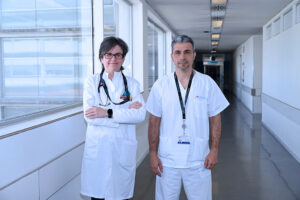 Dra. Anabel Franco y Dr. Juan Torres - Profesionales del Servicio de Medicina Interna del Hospital Universitario Infanta Leonor e integrantes del estudio 'CLOVER'