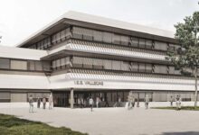 Proyecto de nuevo I.E.S de Vallecas - Propuesta de HXR Arquitectura y Construcción