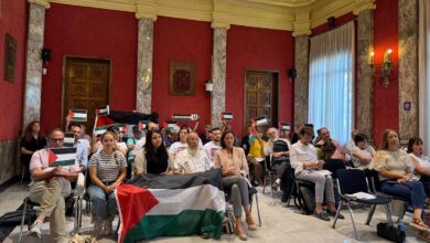 Foto del último pleno de la Junta Municipal de Puente de Vallecas - FOTO: PSOE Entrevías/Pozo