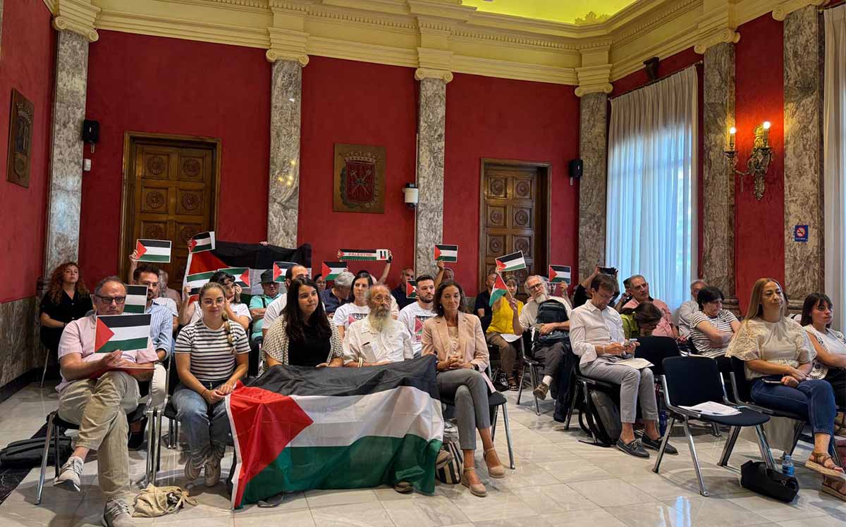Foto del último pleno de la Junta Municipal de Puente de Vallecas - FOTO: PSOE Entrevías/Pozo