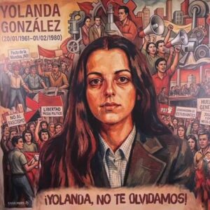 Mural en homenaje a Yolanda González Martín